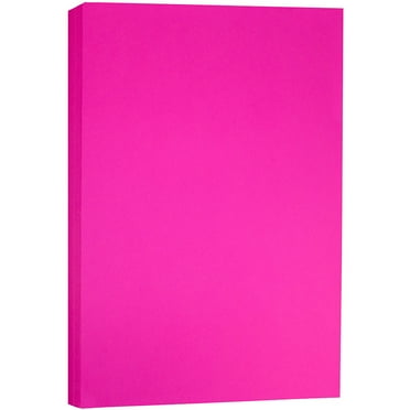 JAM Paper Tabloid Paper, 11x17, 100 per Pack, 32lb, Pink