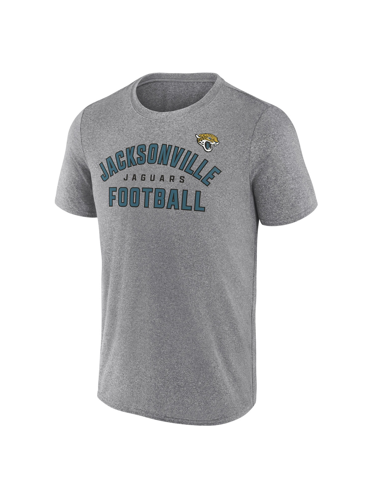 NFL Men's Jacksonville Jaguars Synthetic Gray Short Sleeve Arch Logo T-Shirt – All 32 Teams Available