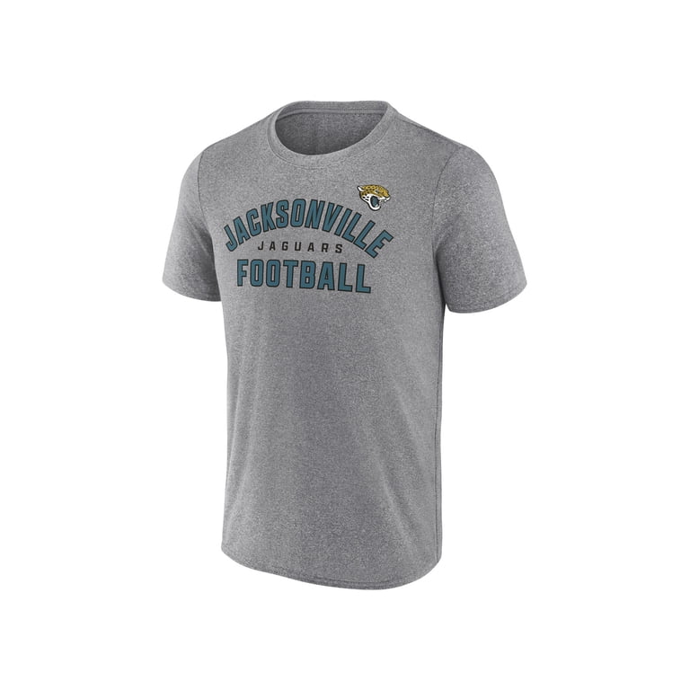 NFL Men's Jacksonville Jaguars Synthetic Gray Short Sleeve Arch