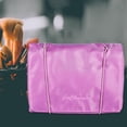 thumbnail image 1 of Neceser de viaje enrollable, contenedor multiusos con , bolsa de cosméticos de maquillaje desmontable para cepillos acondicionadores, juego de Violeta shamjiam Neceser de viaje, 1 of 9