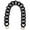Black, variant on Miangastore Handbag DIY Chain Purse Chain Single Shoulder Bag Replacement Resin Chain