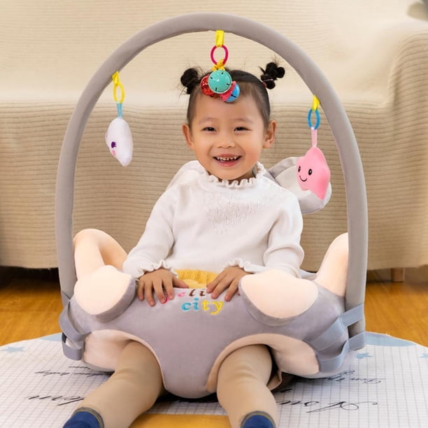Asiento Apoyo para Bebé Silla A Sentarse Asientos Dibujos Animados Felpa Funda Soporte Sofá