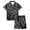 Z21-Grey, variant on Weebloom Halloween Toddler Girls Pajamas Pumpkin Ghost Cute Bat Print Short Sleeved Button Down Shirt And Shorts Outfit Set Sleepwear Nightwear Pjs Loungewear Black 2-3 Years