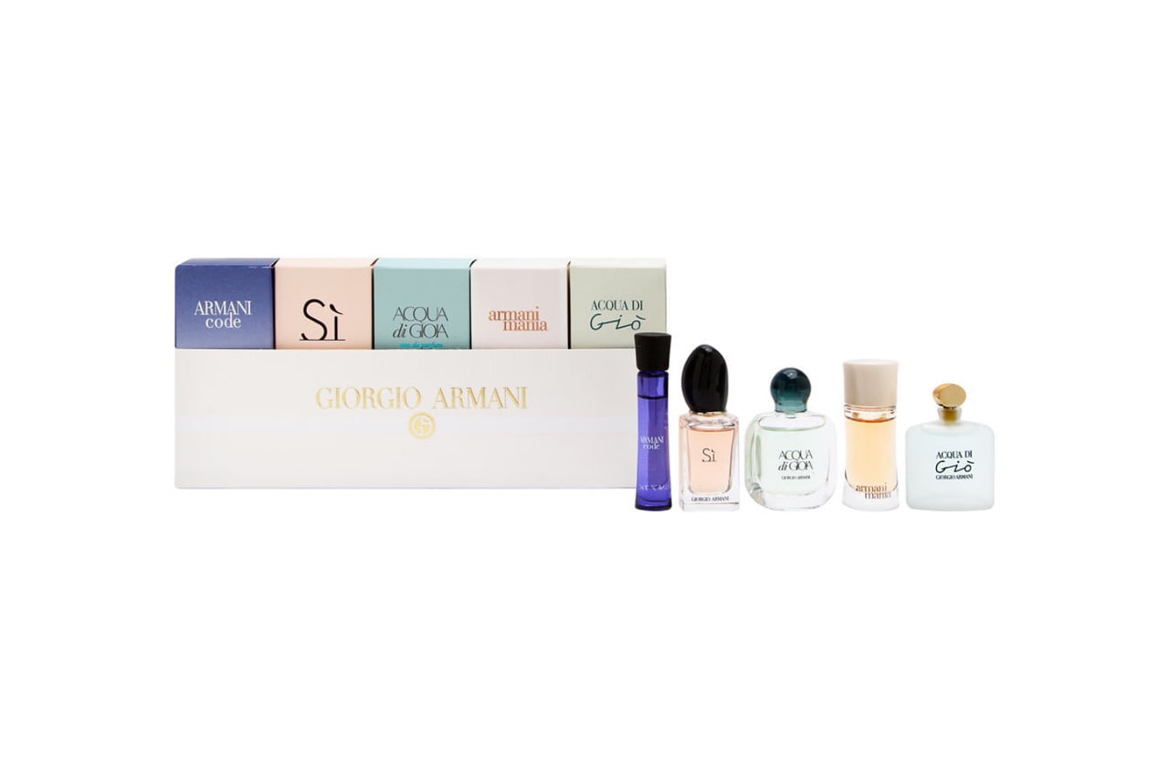 giorgio armani variety 5 piece mini gift set for women