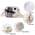 thumbnail image 4 of Bandolera transparente TOBVZOO Monedero transparente para mujer (beige), 4 of 7
