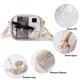 thumbnail image 4 of Bandolera transparente TOBVZOO Monedero transparente para mujer (beige), 4 of 7