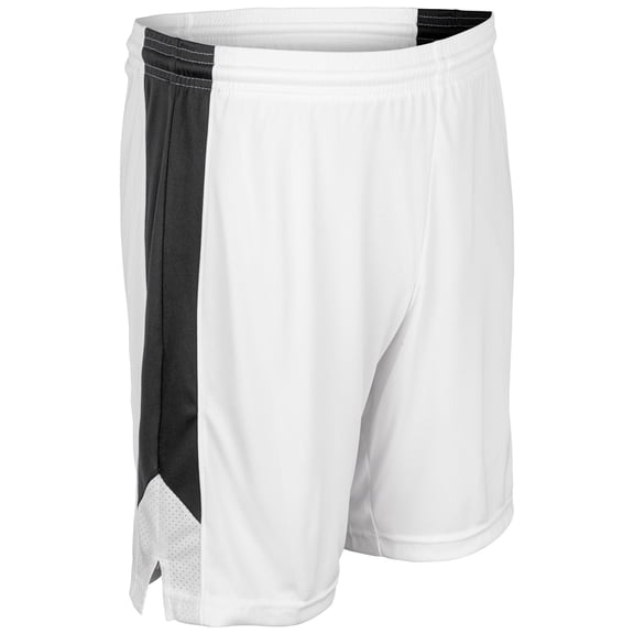 Dagger Basketball Short - WHITE BODY, BLACK BODY - S