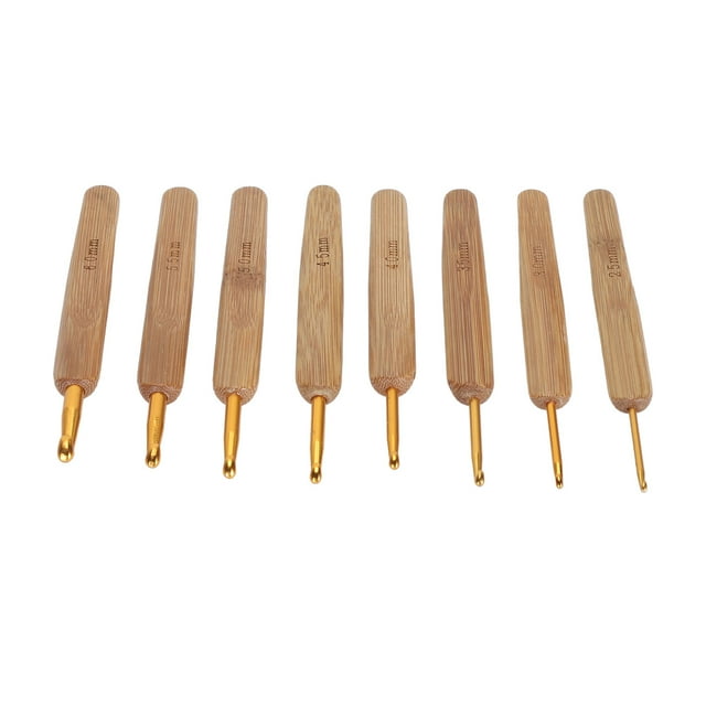 Ganchos de Tejido, de Bambú Portátil de 2.5 mm A 6.0 mm de Aguja de Crochet Para Rastas para el Sombrero