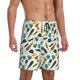 thumbnail image 2 of Balery Fathers day Pantalones cortos de pijama de punto de algodón para hombre con cinturilla y bolsillos-3X-Large, 2 of 6
