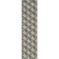 thumbnail image 2 of Unique Loom Outdoor Coastal Collection Area Rug - Seabreeze (2' 7" x 10' Runner Stone Blue/Ivory), 2 of 9