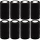 thumbnail image 1 of 8 rollos de cinta (negra, 10 cm x 4,5 m) vendaje elástico cohesivo autoadhesivo vendajes adhesivos cohesivos cinta deportiva para dedos manos pies muñecas, 1 of 5