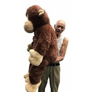 Giant Monkey Stuffed Animal Teddy Bear Jumbo Plush 4 Feet Tall Huge Plushie Large Stuff Toy Biggest Plushies