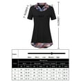 thumbnail image 5 of Yesfashion Women's Long Sleeve Contrast Collared Shirts Patchwork Work Blouse Tunics Tops, 5 of 5