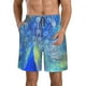 thumbnail image 1 of Fotbe Peacock Trajes de Baño Estampados para Hombre, Shorts de Verano de Secado Rápido, Ropa de Playa, Bañadores-Large, 1 of 6