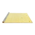 thumbnail image 2 of Ahgly Company Machine Washable Indoor Rectangle Solid Yellow Modern Area Rugs, 7' x 9', 2 of 4