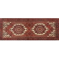 thumbnail image 1 of Ahgly Company Machine Washable Indoor Rectangle Traditional Rust Pink Area Rugs, 3' x 5', 1 of 7