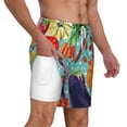 thumbnail image 6 of Rocae Vegetable for Men's Swim Trunks Quick Dry With Two Side Pockets and One Lined Patch Pocket3X-Large, 6 of 9