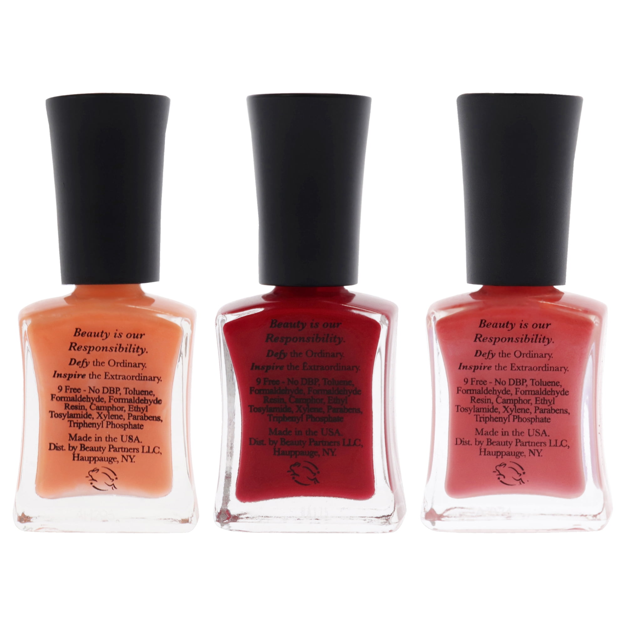 Wear Resistant Nail Lacquer Kit by Defy and Inspire for Women - 3 Pc Kit 0.5 oz Nail Polish - 156 Spolier Alert, 0.5oz Nail Polish - 220 The Final Rose, 0.5oz Nail Polish - N13 The Best