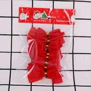 Akerlok Christmas essentials Christmas Bows - Xmas Decorative Ornaments Holiday Hanging Bows 12 Pack