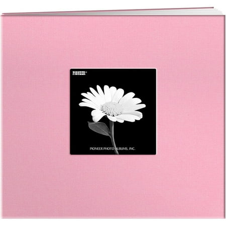 DREAMY-PINK 8x8 Fabric Scrapbook album by Pioneer - 8x8