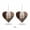2PCS #278, variant on 2-Pack Handmade Fiber Bird Nesting Heart Bird Nest Refillable Birds Haven Iron Art Heart Hummingbird Nesting Bird House for Winter Fowl Animal Lovers Home Garden Yard Decor