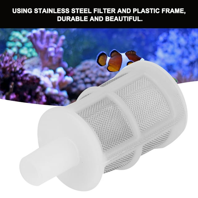 Red De Filtro De Bomba De Agua De Bomba De Agua De Acuario Blanca, Malla De Filtro, Para Pecera