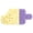 Yellow and purple, variant on Popsicle Chew Toy for Puppies with Water Injection, 14x7.5cm Freezable Teething TPR Dog Toy for Summer Cooling
