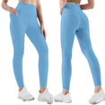 thumbnail image 2 of QHFBli High Waisted Leggings for Women Plus Size Trouser Style Yoga Pants Full Length Soft Workout Leggings with Pockets BU2-a XXL, 2 of 6