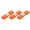 Orange, variant on ABS Metal USB2.0 Card Reader Adapters For 128GB MicroSDs TF Cards for Multiple Devices
