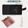 thumbnail image 3 of Small Wallet For Women Bifold Leather Pocket Coin Credit Card Holder With RFID Blocking Eye Within The Shape Of Heart, 3 of 6