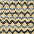 thumbnail image 5 of SAFAVIEH Montauk Harding Geometric Striped Cotton Runner Rug, Gold/Blue/Black, 2'3" x 6', 5 of 5