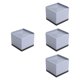 thumbnail image 5 of Elevadores de cama para muebles, elevadores de patas, portátiles, simples, resistentes, antideslizantes, almohadillas para mesa, sofá y gabinete, 4 pi Gris 75cm, 5 of 9