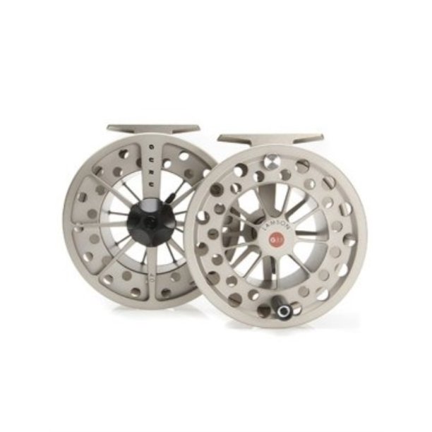 waterworks lamson guru 2 hd fly reel, silver, hd g4