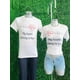 thumbnail image 1 of Playera Duo Parejas 2 Piezas Estampado de Corazones Color Blanco Talla Mediana Marca Emil SaEs, 1 of 4