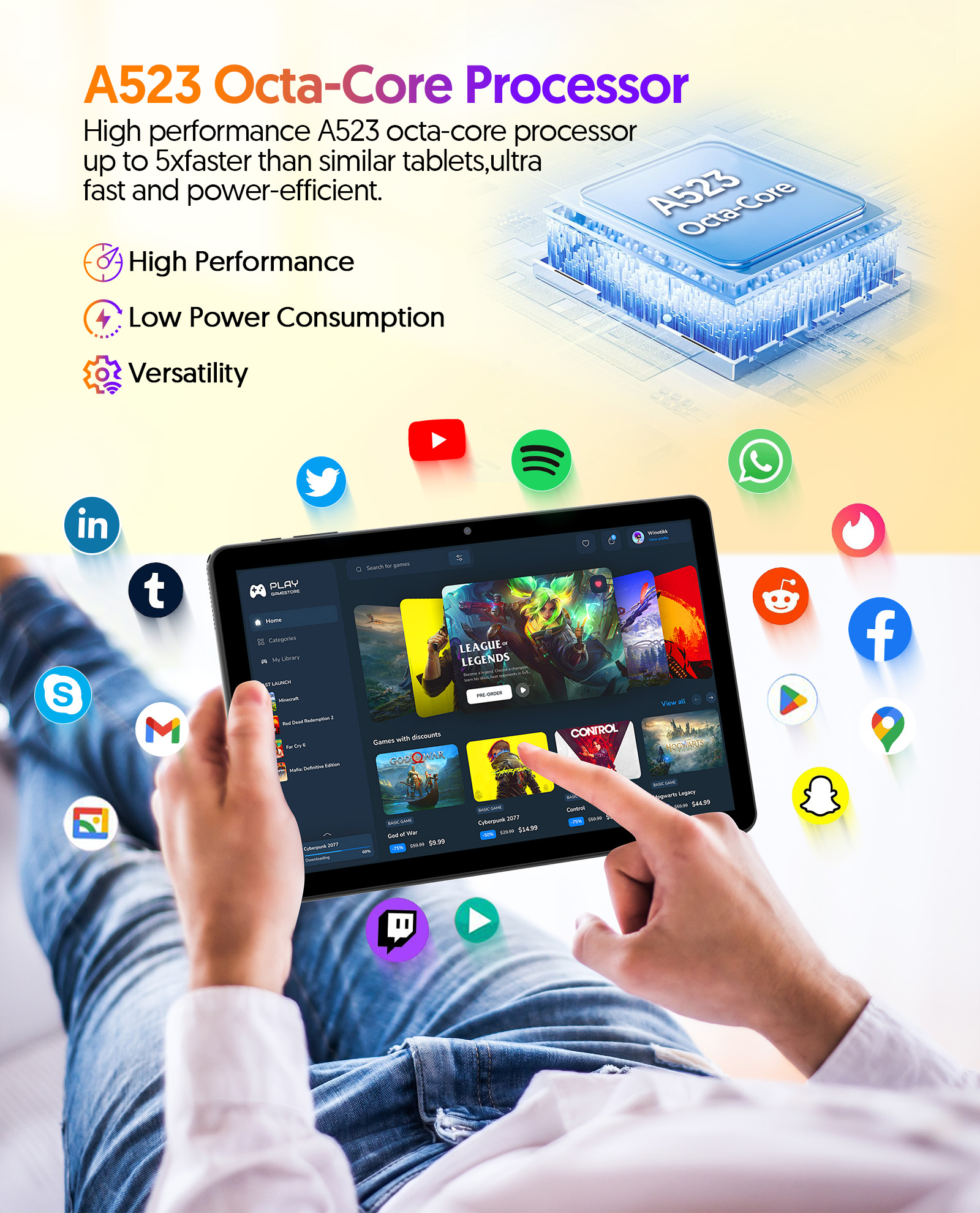 Android 14 Tablet, 10.1 Inch Android Tablet with Octa-core Processor,8GB+64GB Storage 1TB Expansion,6000mAh Battery,5G WiFi6,2+8MP Dual Camera 2 in 1 Tablets Kit with Keyboard, Mouse,Pen,Case,Gray