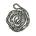 thumbnail image 3 of 60 Inch 8MM Polished Genuine Fancy Jasper Multi-Layer Long Endless Infinity Beaded Necklace., 3 of 4