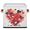 Multicolor 1, variant on CURLYOOT Valentines Pink Heart Cube Storage Bin, 11 Inch Storage Cube Fabric Bin for Shelves, Rose Foldable Clothes Organizer Baskets with Leather Handle for Closet Home