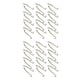 thumbnail image 1 of Ganchos Marcapáginas Inteprter 24 Piezas Aleación de Zinc Plata Bronce Oro Antiguo Cobre, 1 of 6