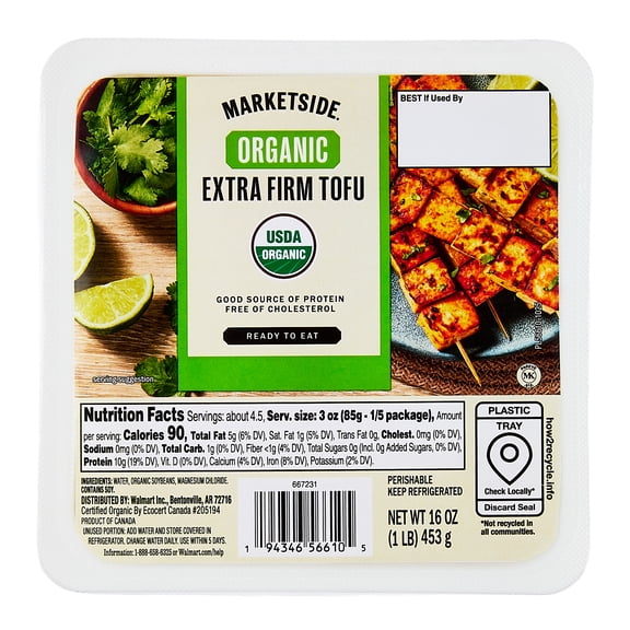 Marketside Organic Extra Firm Tofu, 16 oz