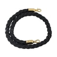 thumbnail image 1 of Becaristey Durable Barrier Rope For Reliable Crowd Control And Safety Assurance Chrome Snap Hook Rope Crowd black W05-4 1Set, 1 of 6