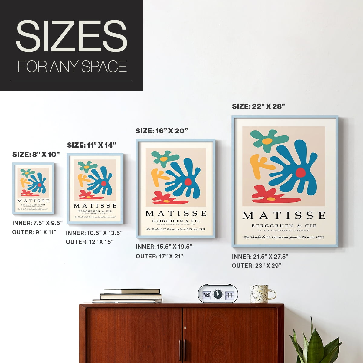 Matisse LXXIX Framed Print - Solid Wood