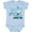 AE-Light Blue, variant on My Uncle Loves Me with Cute Sharks Boys or Girls Baby Bodysuit