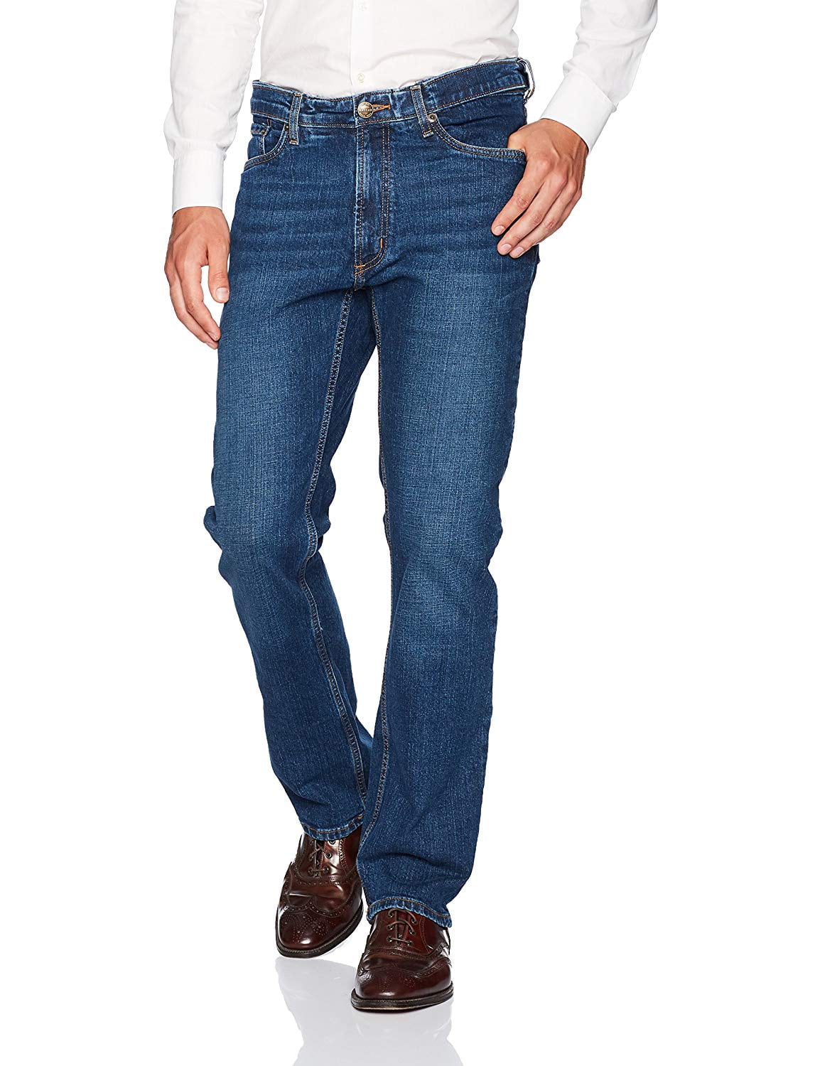 mens expandable waist jeans