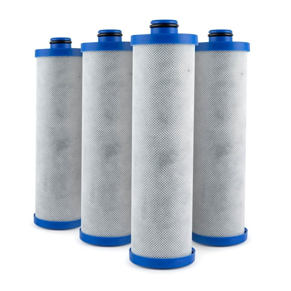 ClearChoice Built-In Camper Inline Water Filter Cartridge System for RV, 4-Pack