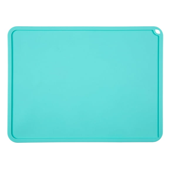 Masteelf Blue Silicone Placemat for Kids Waterproof and Easy to Carry with Proper Size for Home Kitchen Use