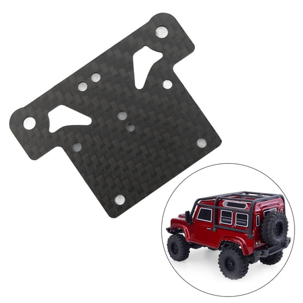 Placa De Fijación De Varilla De Dirección RC, Reemplazo Estable Placa Superior RC De Alta Resistencia Fibra De Carbono Resistente Universal Para Coche 1/7 RC