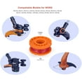 20 Pack 10FT Trimmer Spool Line for Worx，Edger Spool Compatible with