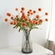 thumbnail image 4 of Flores Artificiales de Diente de León para Decoración Del Hogar | Flor Artificial de Plástico Naranja con 5 Capullos | Resistente Al Agua y Al Sol | 1 Flor Artificial de Diente de León | Tamaño Del P, 4 of 6