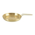 thumbnail image 2 of simhoa Nonstick Frying Pan Round Fry Pan Flat Bottom Barbecue Tableware Grill Plate M with Gold Handle, 2 of 8
