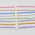 thumbnail image 4 of Gargantilla de cuentas bohemias para mujer, collar hecho a mano con inicial de 26 letras, colgante de concha, cadena de cuello de Color caramelo, accesorios de joyería de moda, 4 of 4